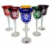 Colorful Crystal Wine Glasses 280ml Olive Grinder