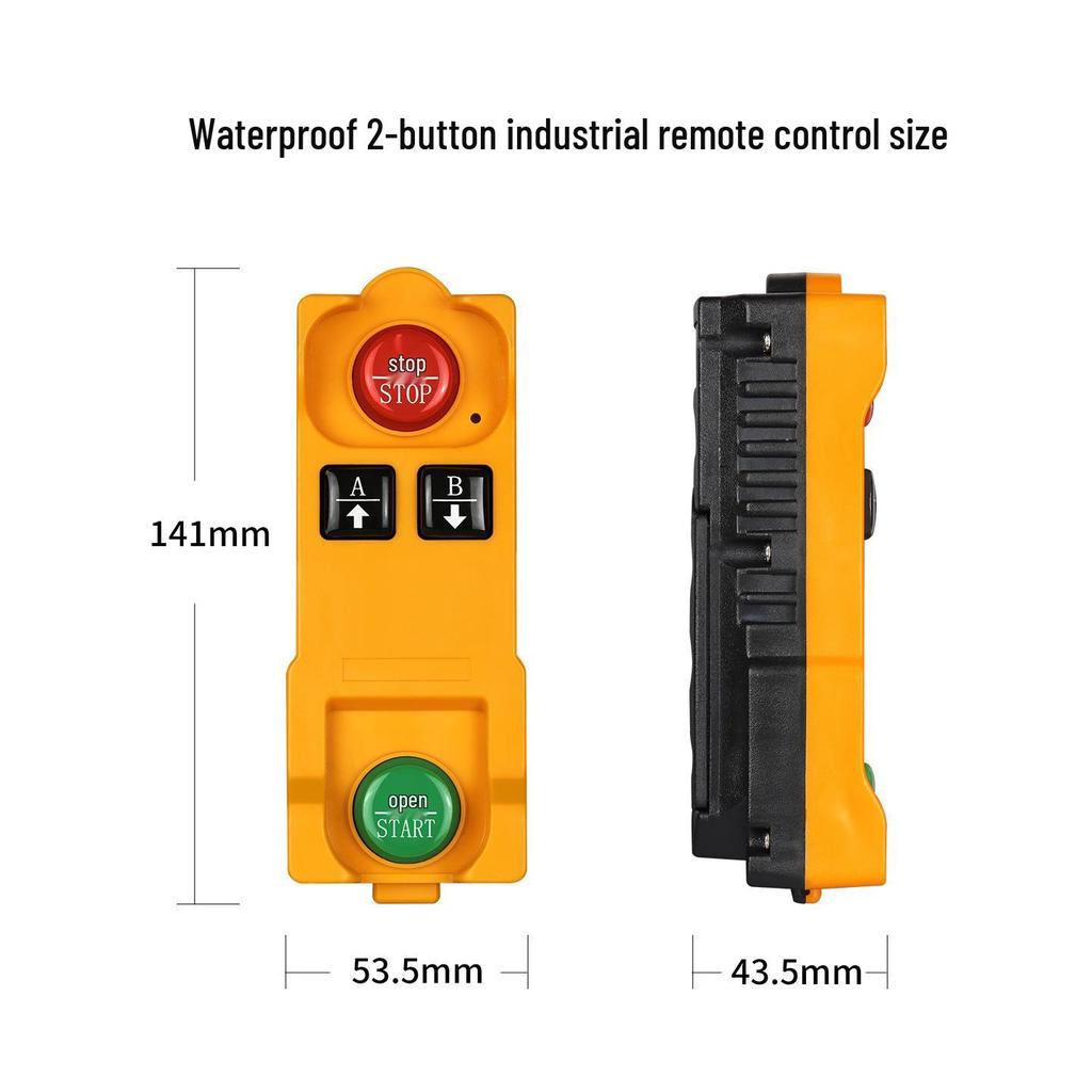 AC 220V 30A High-Power Industrial Crane Remote Control Switch with 380V Control Panel