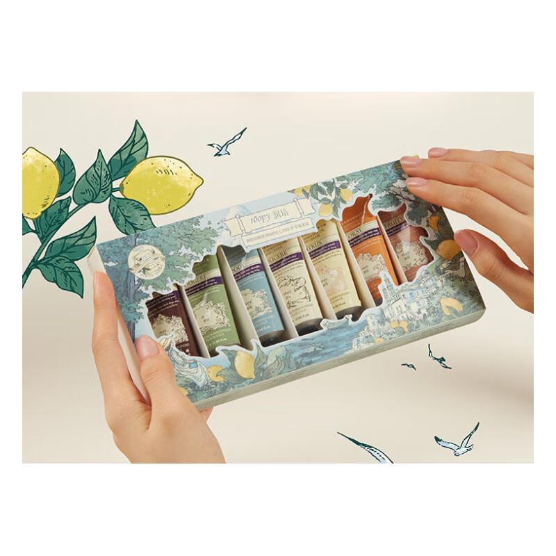 Roopy Poetic Realm 7-Piece Mini Hand Cream Set - Blue