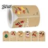 Decorative Tags for Gifts 250PCS/Roll Christmas Tags, Self Adhesive Labels with Writing Surface, Gift Seasonal Packaging Stickers Envelopes And Boxes