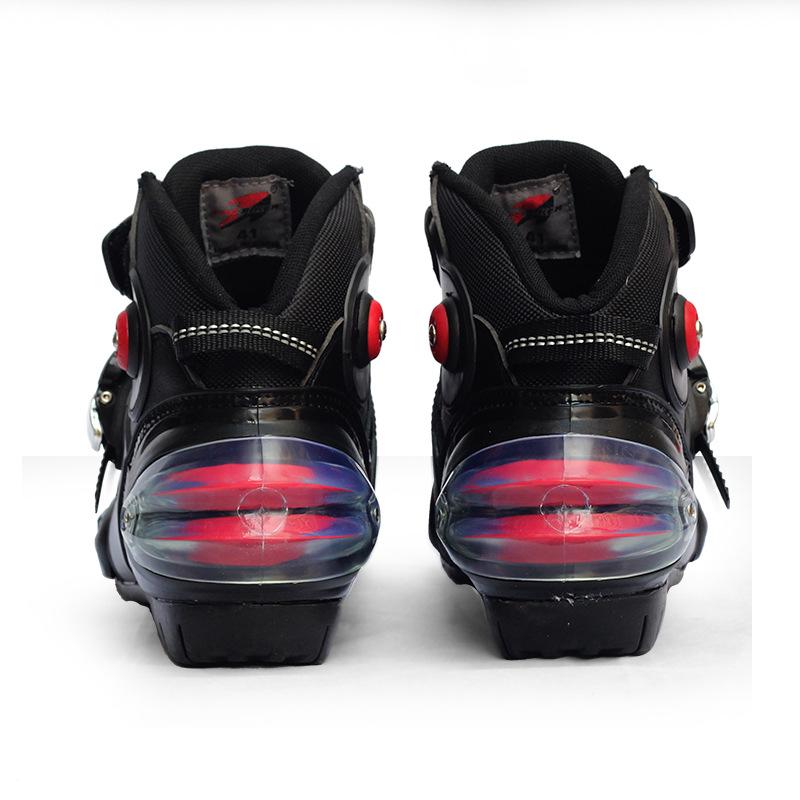 Men Off Road Motorcycle Short Boots Shatter Resistant Wear Racing Road Rider Shoes