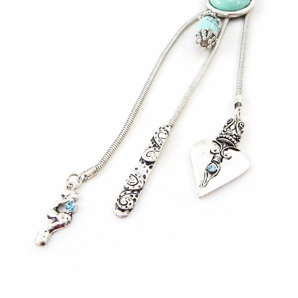 Les Trésors De Lily [I5865] - Collier Créateur 'Kilimanjaro' turquoise