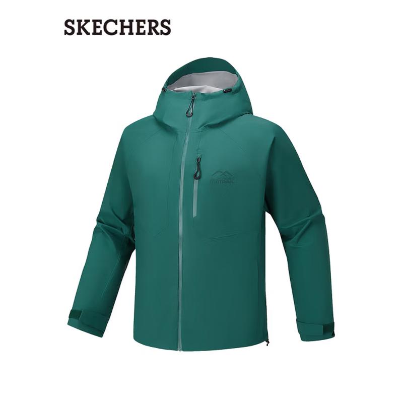Skechers Unisex Waterproof Hooded Windbreaker Jacket