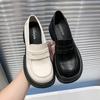 Platform French Mary Jane small leather shoes women's summer British 2025 new thick heel gentle with skirt single shoes