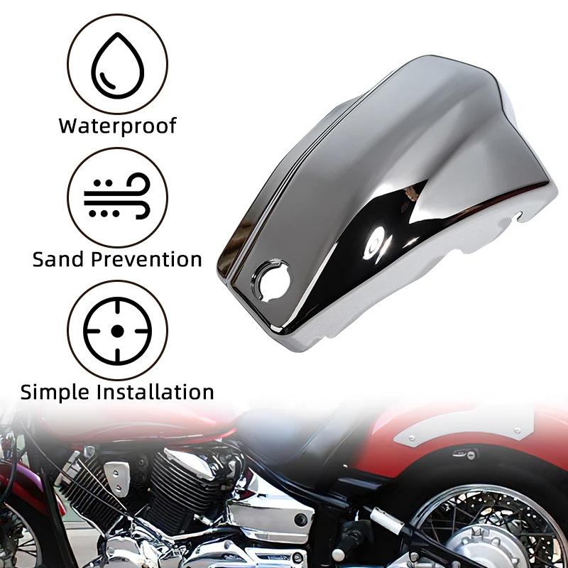 For Yamaha Dragstar V-Star XVS1100 Classic Custom 99-11 Motorcycle Chrome Battery Sdie Covers Left Right Fairing Guard Protector