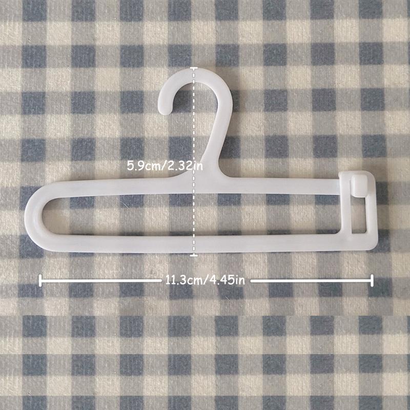 10ks/šarže Mini věšáky Doplňky pro panenky Skříň pro panenky Oblečení Domeček pro panenky