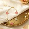 High-end Four-leaf Clover Bracelet Titanium Steel Colorfast Women's Bangle