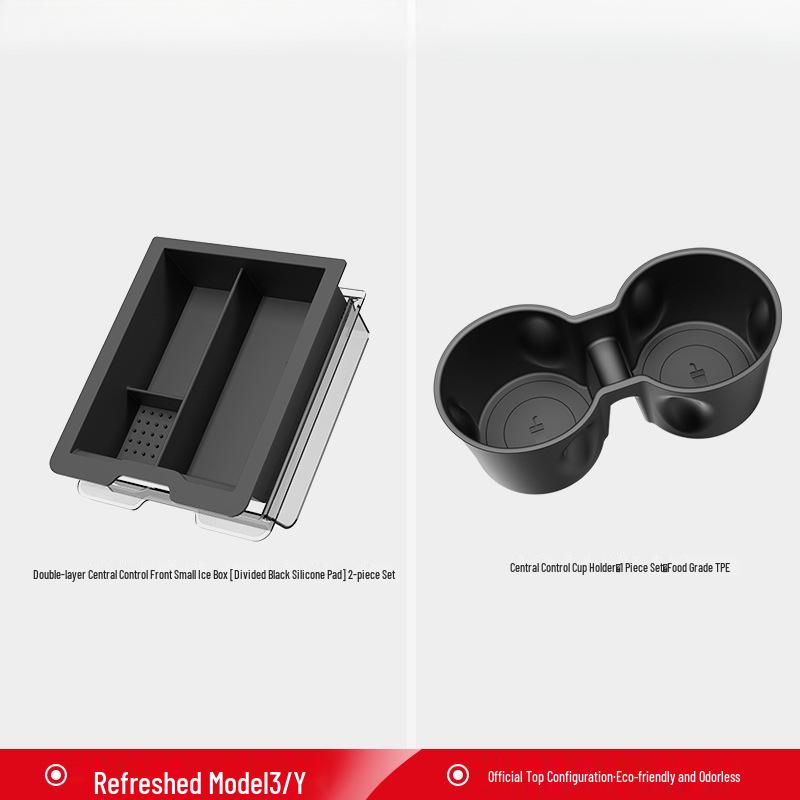 Tesla Model 3/Y Center Console Cup Holder Coaster Limiter