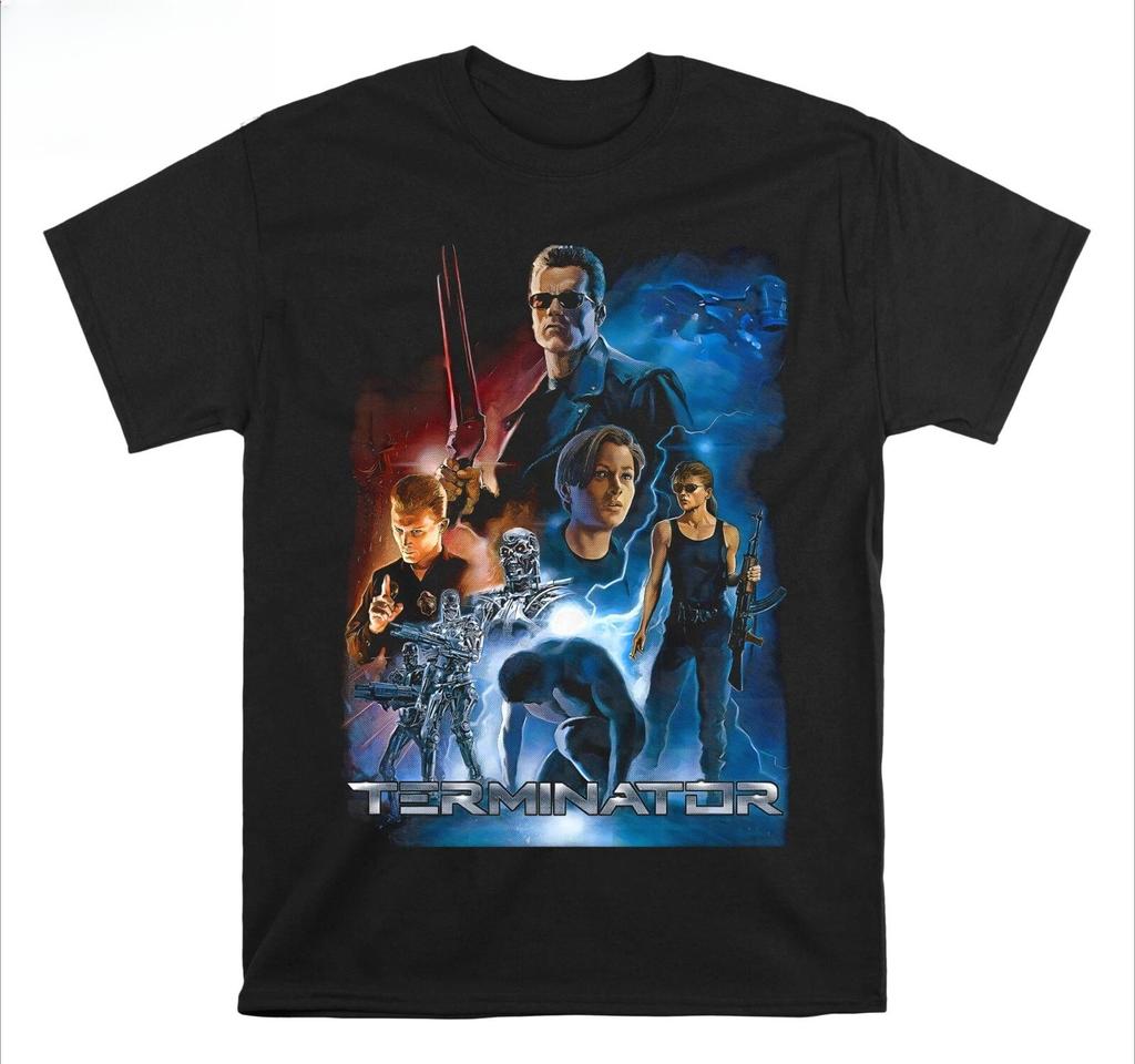 Summer Hot Sale Terminator 2 Judge Movie Tshirt Gift Hoodie Tshirt Men Women Unisex Mens Round Neck Short Sleeve