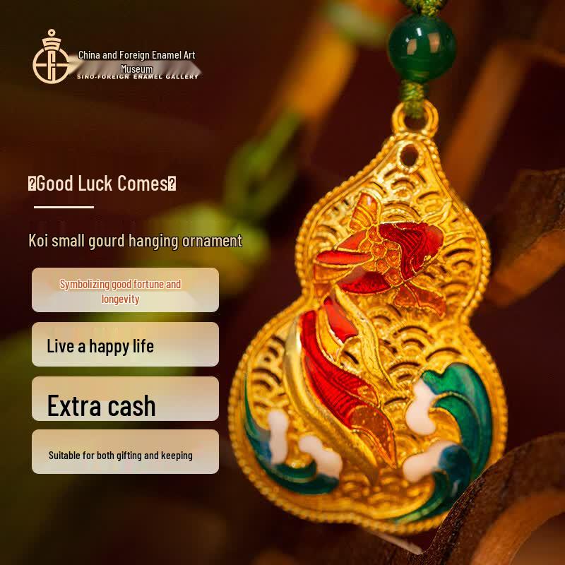 New Chinese Style Good Luck Gourd Charm