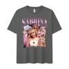90s Sabrina Carpenter Music Tour Graphic T Shirts Man Women Retro High Quality Fashion T-shirt Cotton Oversized Tshirt
