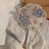 DIY Wedding Bride Round Fan Kit: Handmade Double-sided Chinese Xiuhe Fan for Sisters