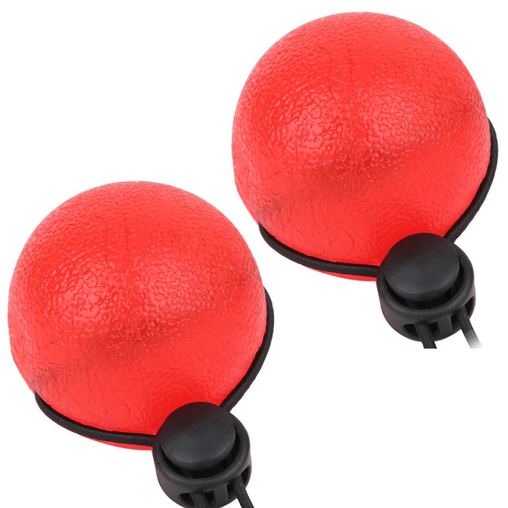 

2 шт. Силиконовые шарики для кистей рук для снятия напряжения, упражнений для запястий, массажа, инструменты для восстановленияКрасный 25