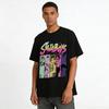 SAJA BOYS Theme Printed T-Shirts Retro Trendy Unisex Loose Casual Short Sleeve Tops Pure cotton T-shirt