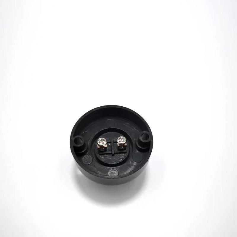 1/2/10Pcs E14 Screw Round Conversion Flat LED Lamp Holder 6A DIY Desktop Small Screw Led Lighting Head Base Socket Black