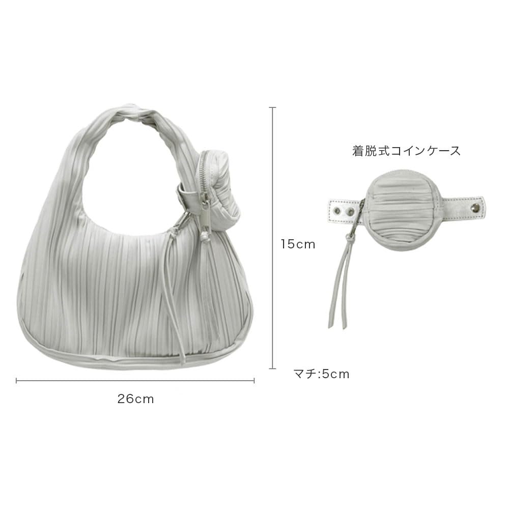 BLUEORB Mini Hobo Bag, Handbag, Mini Tote, Pleated Bag, Women's, Korean Fashion (Evening Blue)