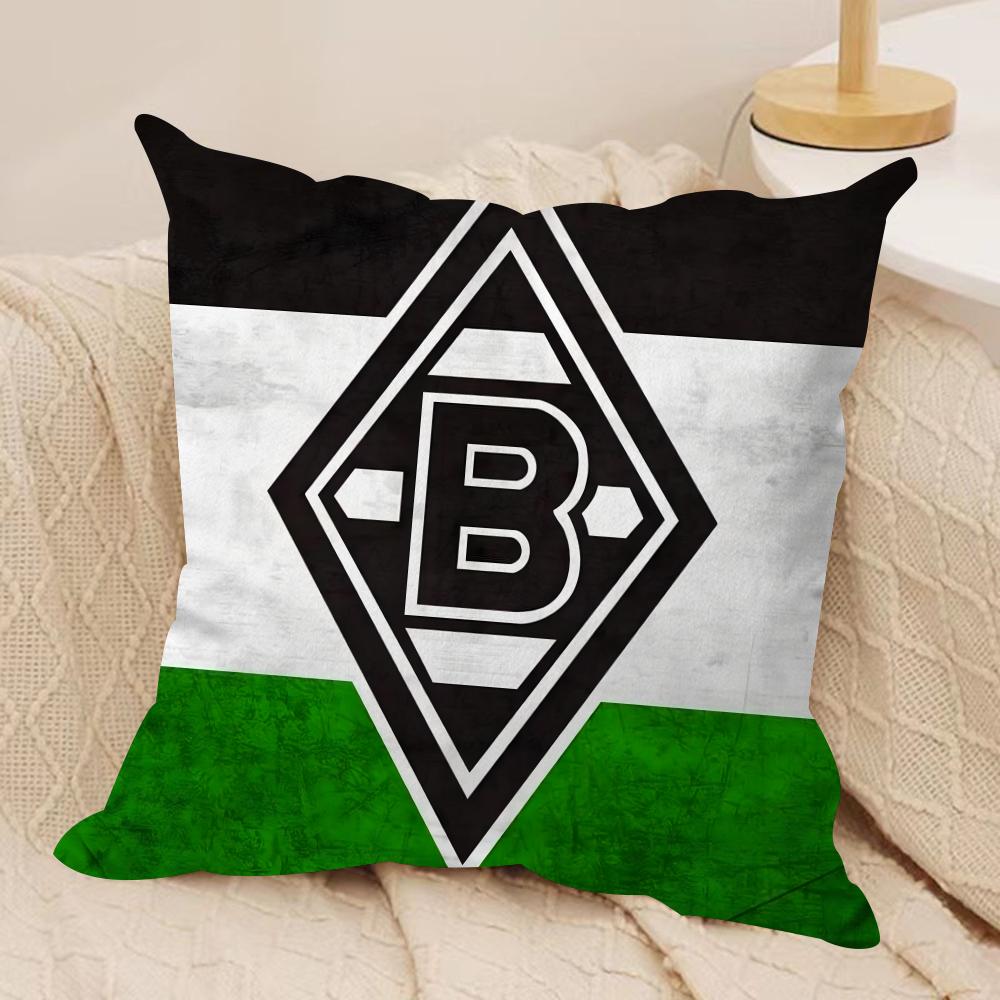 BBorussia MMonchengladbachS Cushion Cover Soft Plush Throw Pillow Cover DoubleSided Cushion Case Sofa Bedroom Home Decor