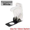 Auto Car Boat Truck Illuminated Led Toggle Switch With Safety Aircraft Flip Up Cover Guard 12V20A transparent Switches4