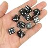 100 Piece 10Mm Acrylic Square Point Dice Puzzle Gaming 6 Sided Dice Diy Game Accessory Decider Birthday Parties Blackwhite Cube