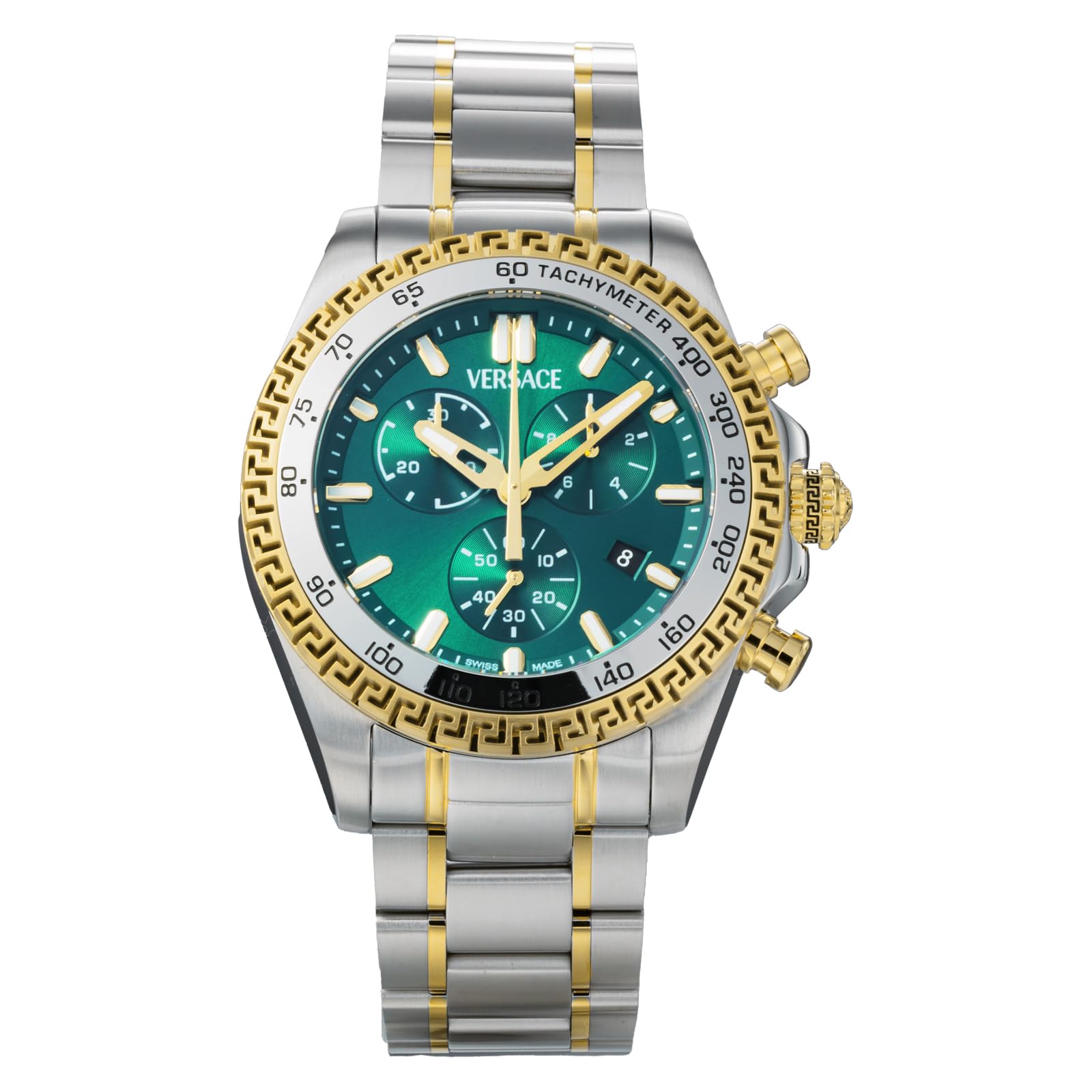 

Casual Watch Versace Chrono X VE9K01024 Yellow Gold [Versace] Men s [Item] зелений