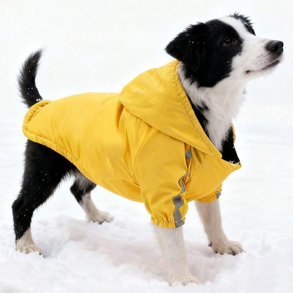 Pet Costume Windproof Fleece Dog Clothes Warm Comfortable Winter Pet Apparel Waterproof Thicken Pet Sweatshirt for Dogs