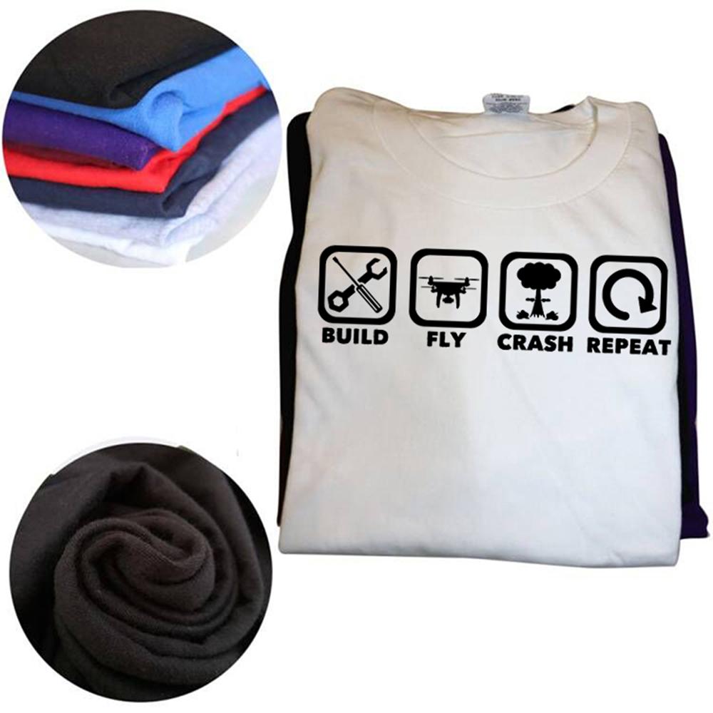 Funny Drone Classic T-Shirt Summer Men Women Clothing Fashion T Shirts Cotton Short Sleeve Oversized Loose T-shirt Tops
