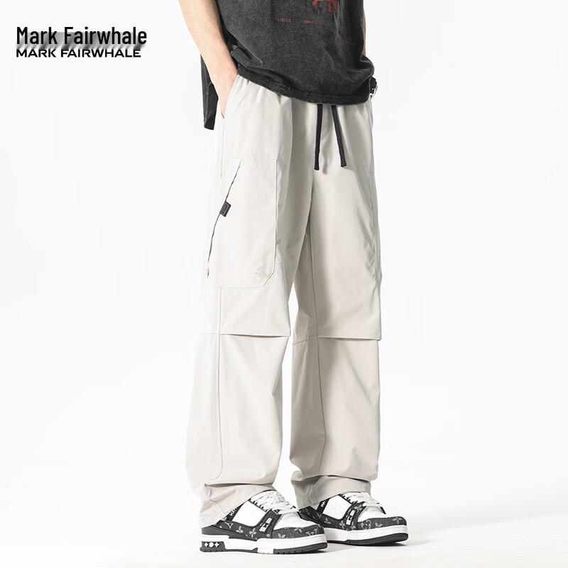 Mark Fairwhale Men's Loose-Fit Straight-Leg Cargo Pants