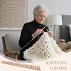 Wooden Knitting Frame adjustable size hand knitting set Hand Knitting Boards With No Needles Required for knitting Throw blanket