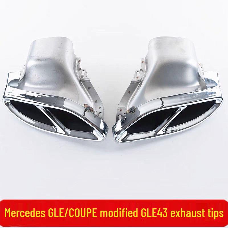 AMG GLE43 Tailpipe for Mercedes GLE320/350/400/450/500 Coupe SUV Exhaust Mod