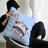Pixel funny cartoon game art O-Oyajitchi Maple Design Cushion Cover Happy Autumn Harvest decor Holiday Decorati Pillow Cover