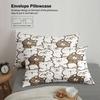 3pcs 100% Polyester Cute Bear Bedding Sets 3D Printed Cartton Animal Pattern Single Twin Queen King Size Duvet Cover Sets