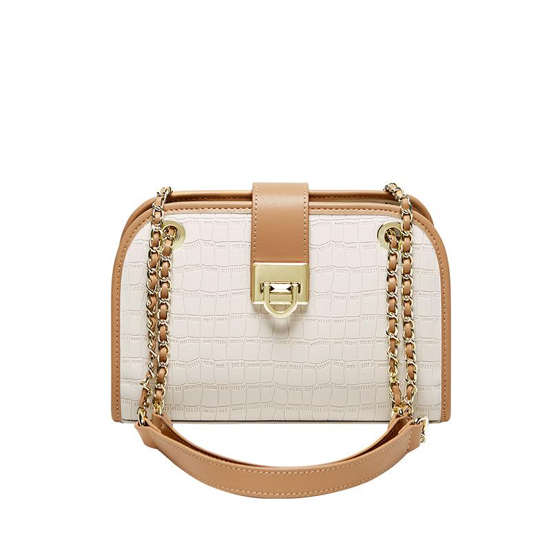 Mrs. Qiao Women's Bag 2025 New Chain Bag Female Crossbody High-end Single Shoulder Commuter Mom Bag Genuine Leather Women's Bag