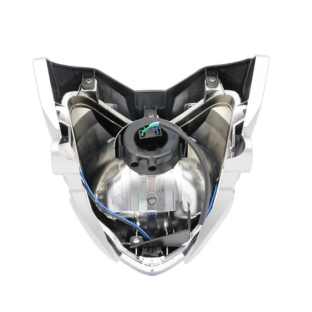 Motorcycle Headlight Assembly with Halogen Lamp Bulb for  FZ16 YS150 FZER150 270 * 260 * 160mm