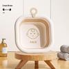 Newborn Portable Foldable Baby Washbasin - Thickened Plastic Infant Basin