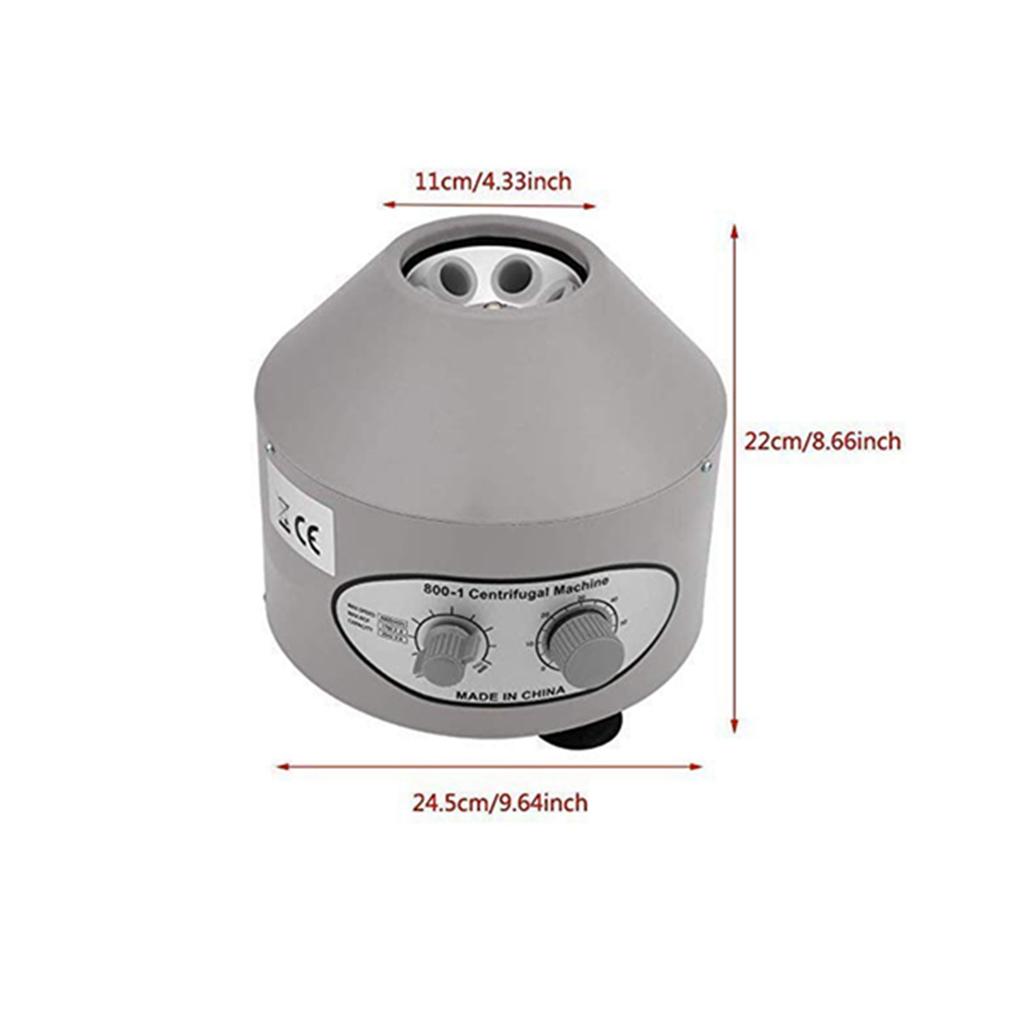 1pc Desktop Electric Lab Centrifuge Laboratory Medical Practice 4000rpm 6x20ml