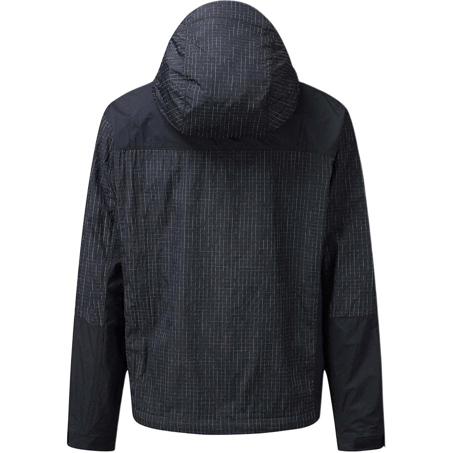 Salomon Letter Logo Loose Fit Hooded Long Sleeve Jacket Men Jacket Black C28046