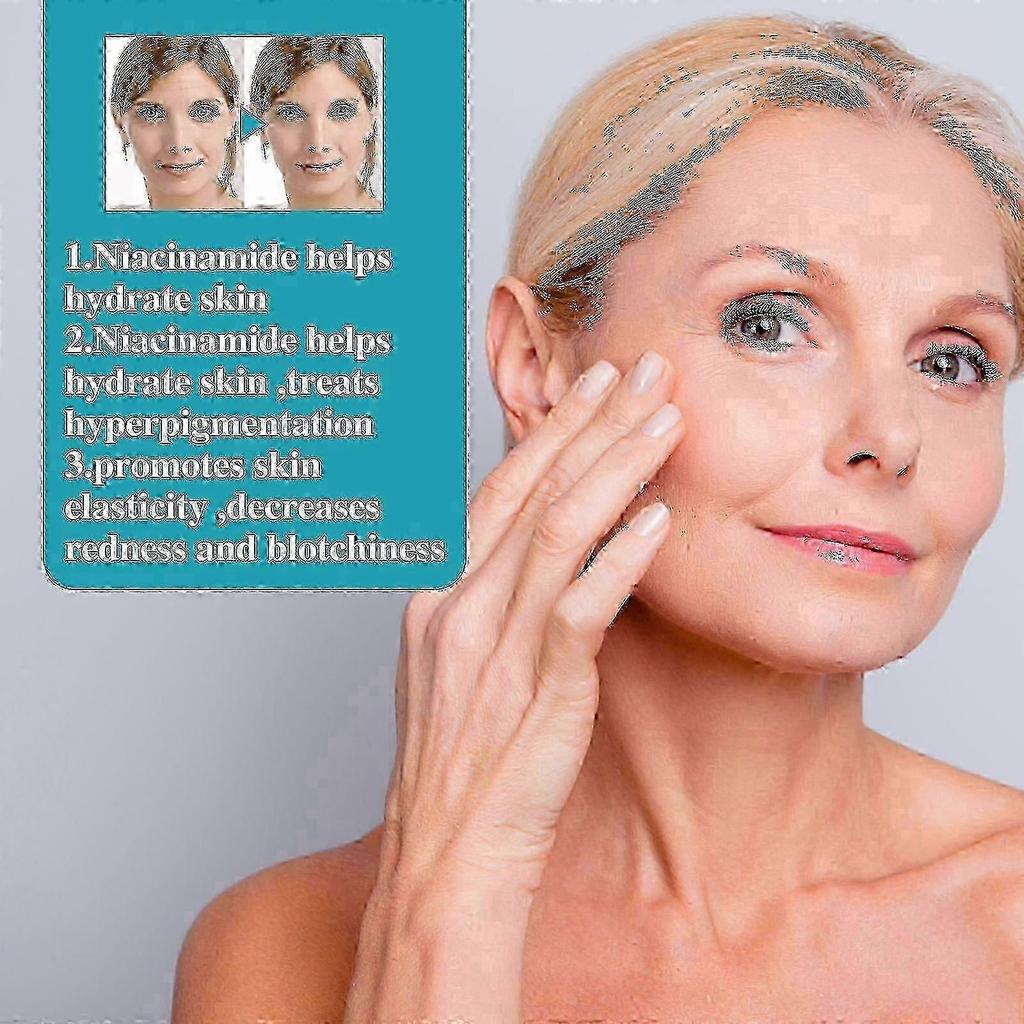 Jaysuing Niacinamide Anti-Wrinkle Essence Hydrates, Firms Skin, Diminishes Fine Lines around the Eyes and Nasolabial Wrinkles Essence Anti-Aging Skin