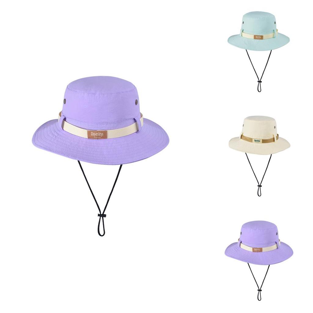 Summer Wide Brim Sun Hat With Waterproof Quickdry Fabric For Outdoor Activities