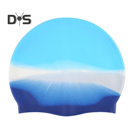 Czepek pływacki dla dorosłych silikonowy, wodoodporny, do basenu, antypoślizgowy czepek kąpielowy do długich i krótkich włosów, aby włosy pozostały suche