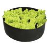2PCS Durable 15 Gallon Grow Bag Round Heavy Duty Raised Planter Bag Black Fabric Plant Grow Bag Outdoor Gardening