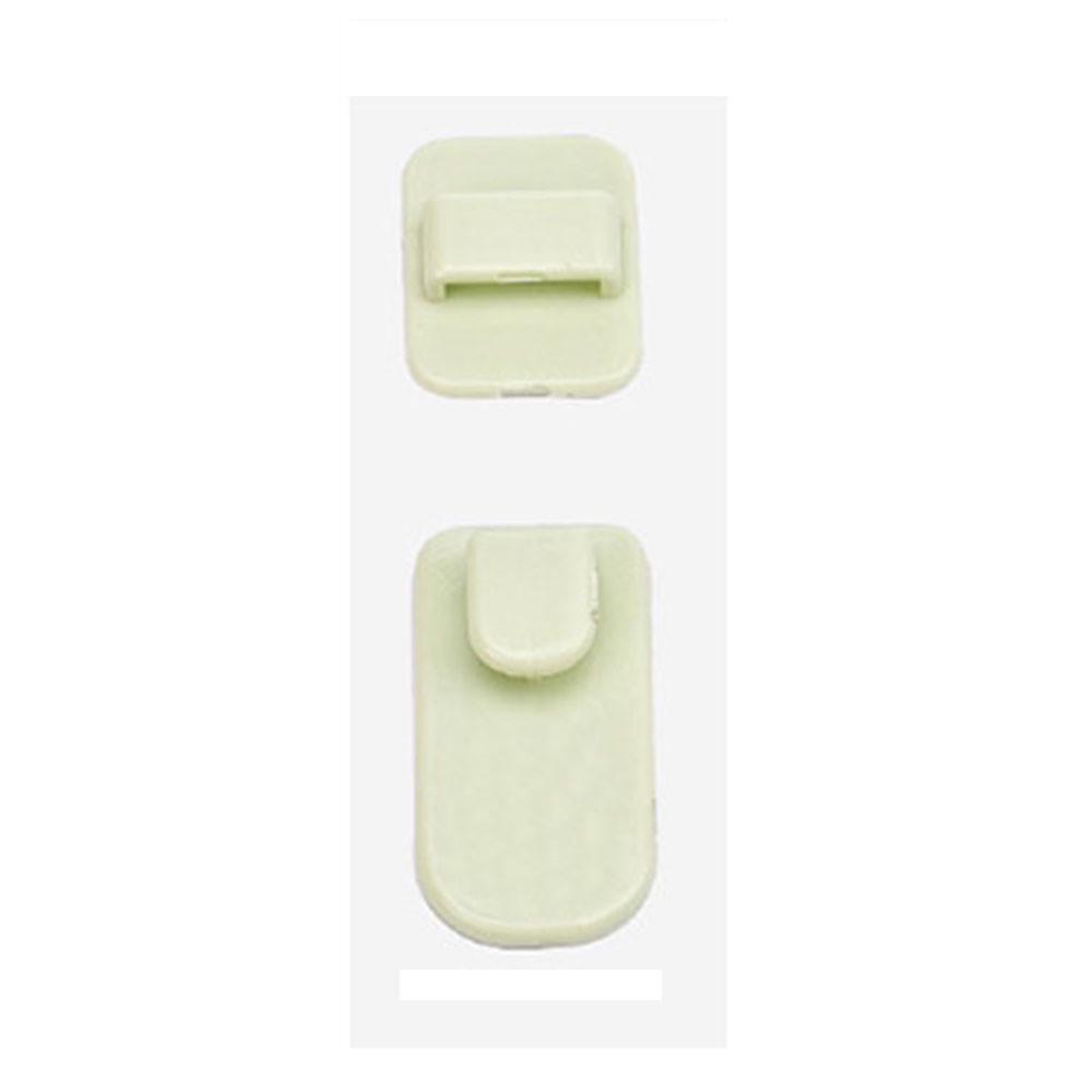 Plastic Hooks 2 p (4Pcs) Sticky Set TV  Conditioner Remote Control Hanger