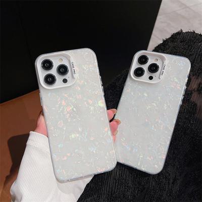 Luxury and High-end Dreamy Shell Pattern Phone Case Suitable for iPhone 14 13 12 11 Pro Max Fall Protection Cover