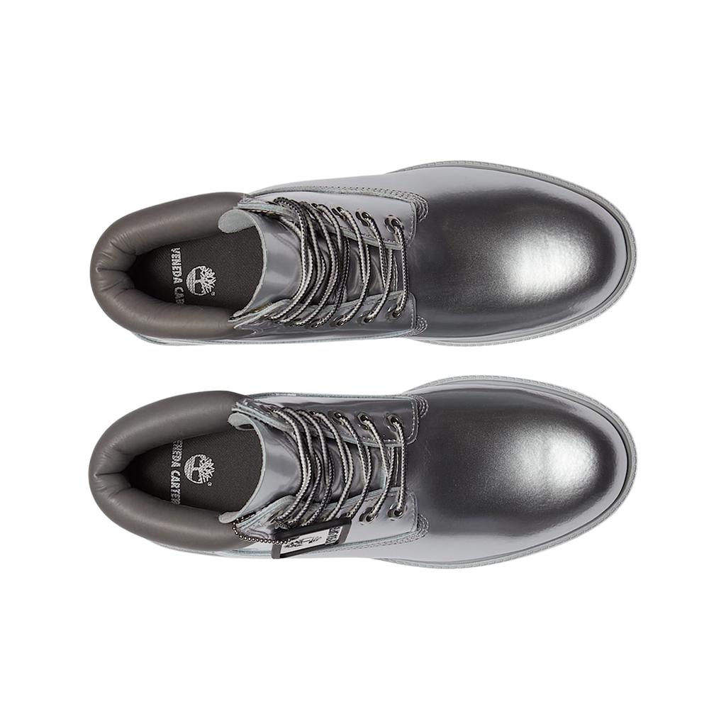 Veneda Carter x Timberland 6 Inch Premium Boot Silver Unisex Sneakers TB0A6D9M-EBN