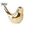 Ceramic Bird Ornament Statues, Modern Gold Decoration, Nordic Style Desktop Decoration Figurine Ornaments for Home Office Decor Abstract Art
