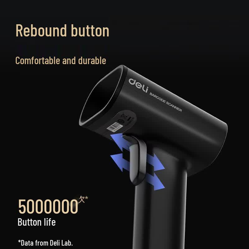 Deli AA302W Wireless 2D Barcode Scanner