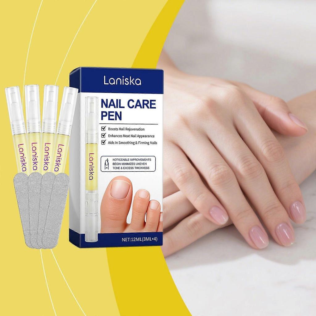 Laniska Nail Care Pen - Gentle Ingredients To Protect And Brighten Nails, Cleansing And Daily Care Pen