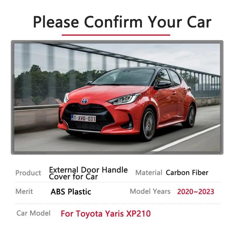 Kryt kliky dveří z uhlíkových vláken pro Toyota Yaris Cross XP210 Příslušenství Mazda2 Hybrid Samolepky na exteriér auta