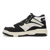 Li Ning Wave MID Thermal Abrasion Resistant Balance Lightweight Mid top Skateboard Shoes Unisex Black Champagne White AGCV265-3