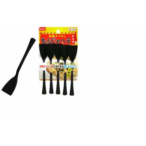 Tear-Es Heat-Resistant Nylon Monja Spatula, Set of 5