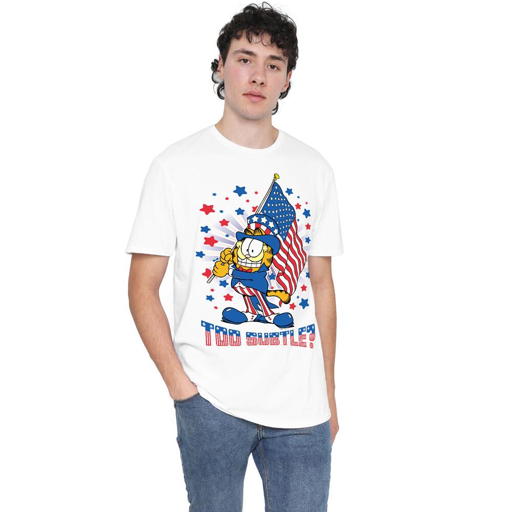 Garfield Subtle T-Shirt S-5XL White XXL